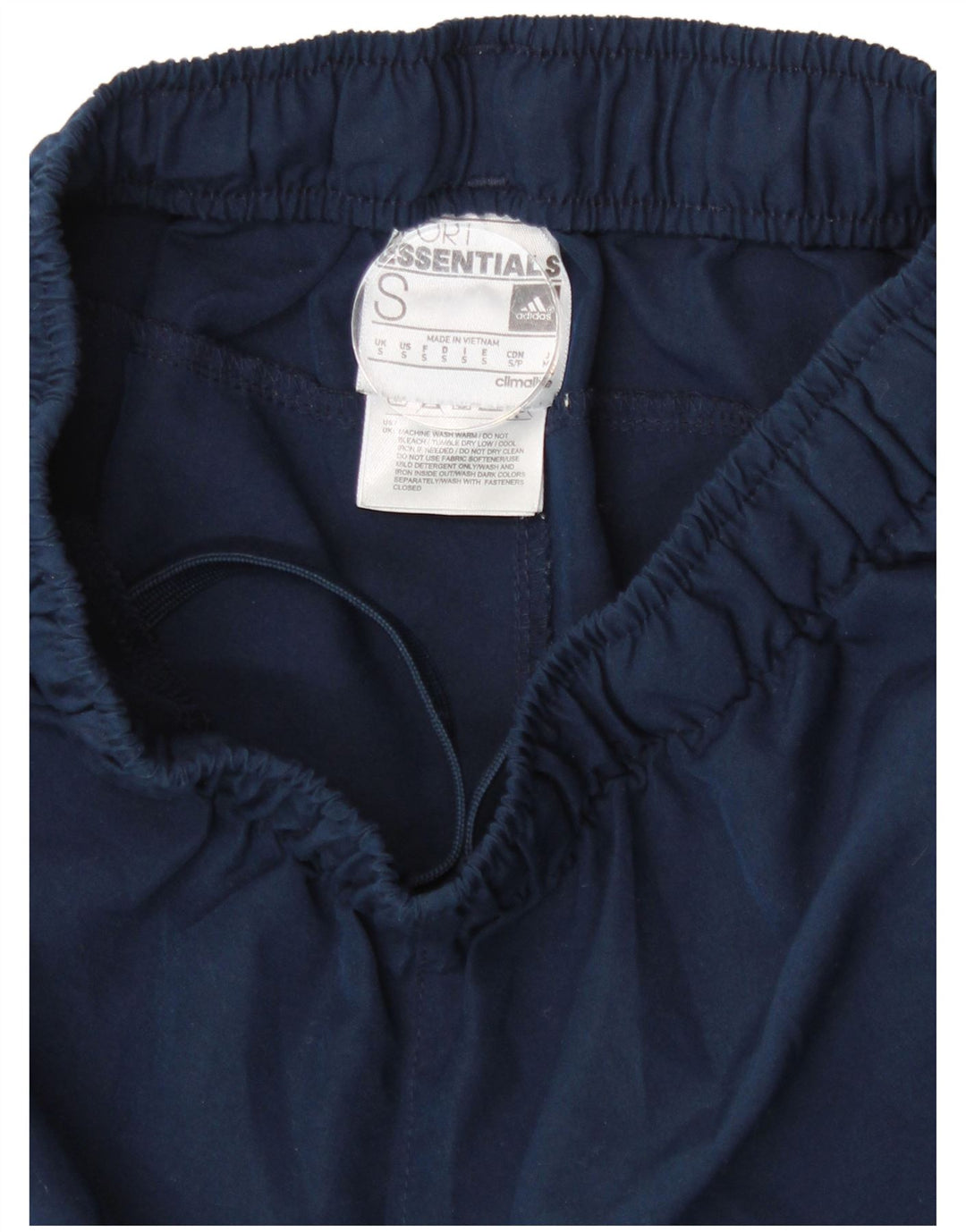 Adidas Mens Tracksuit Trousers Small Navy Blue Polyester