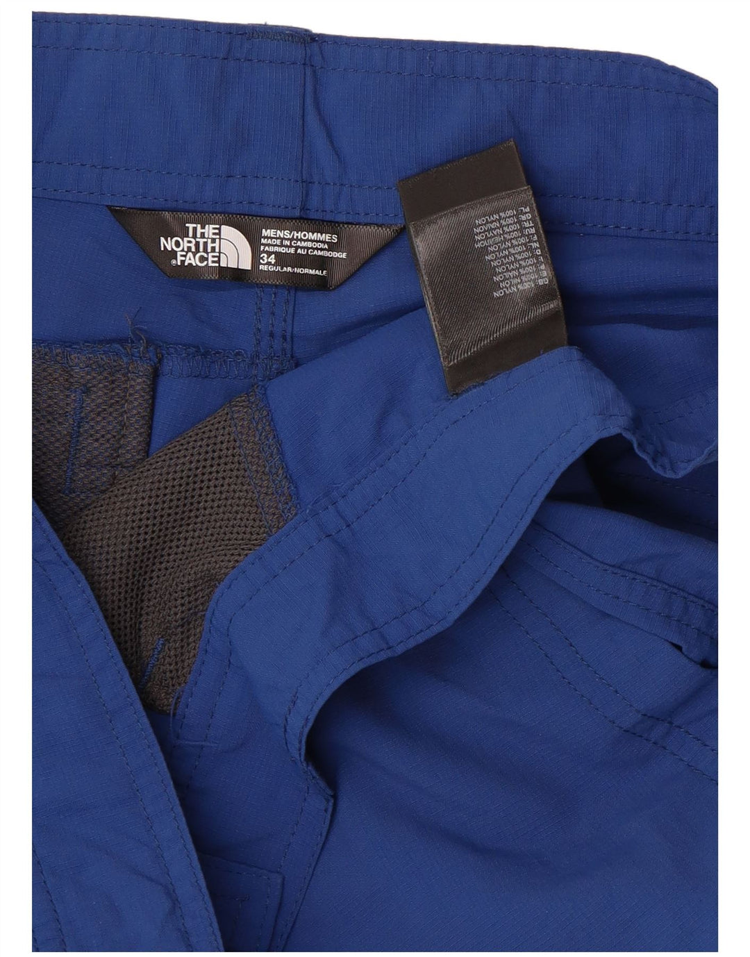 THE NORTH FACE Mens Cargo Shorts W34 Large  Blue Nylon