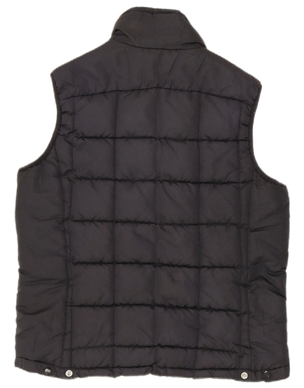 Adidas Womens Padded Gilet UK 12 Medium Black Polyester