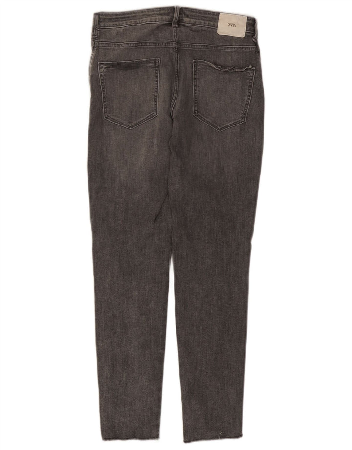 Zara Womens Slim Jeans EU 42 Large W32 L28 Grey