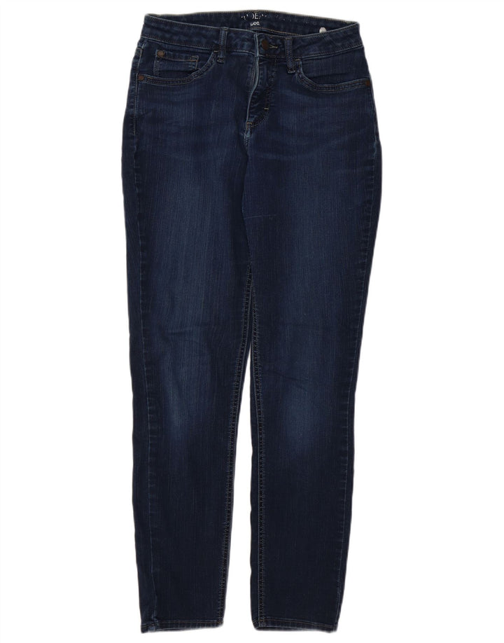 LEE Womens Skinny Jeans W28 L28 Navy Blue