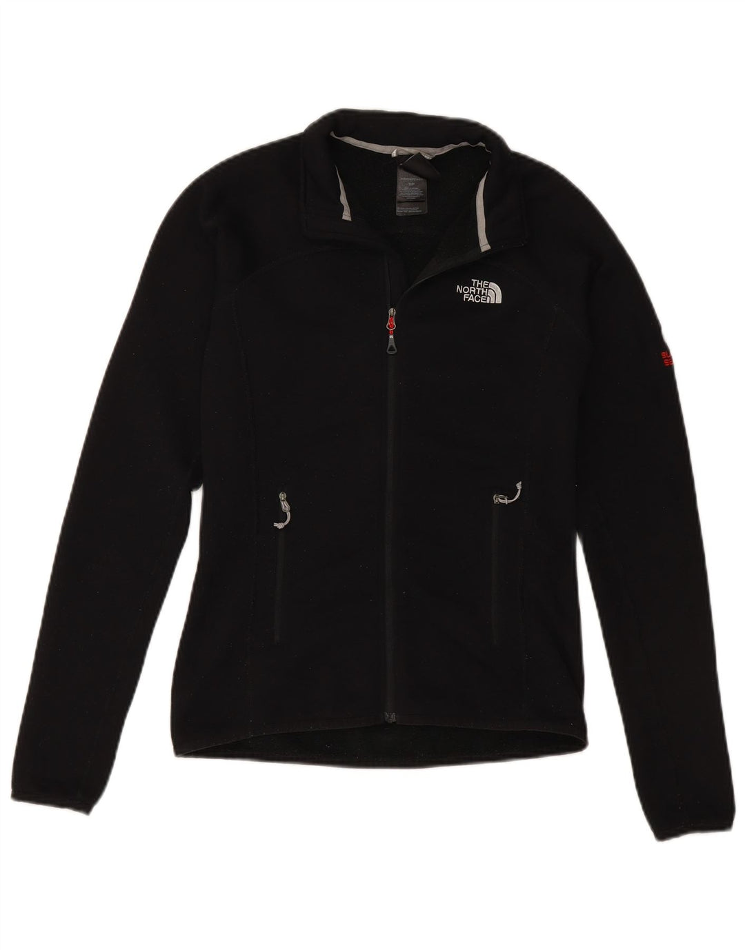 THE NORTH FACE Womens Fleece Jacket UK 10 Small Black Polyester