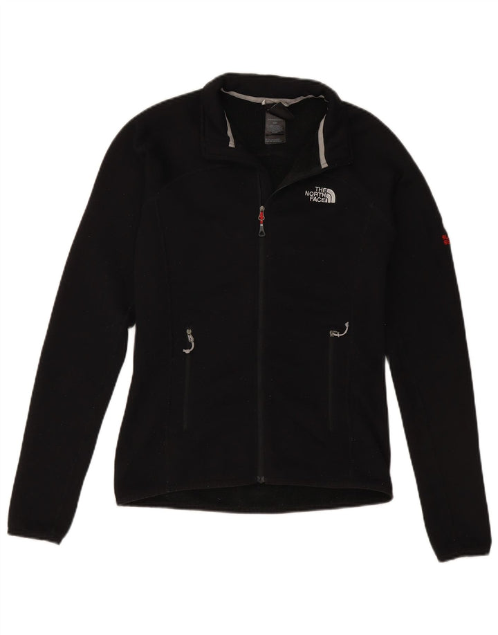 THE NORTH FACE Womens Fleece Jacket UK 10 Small Black Polyester