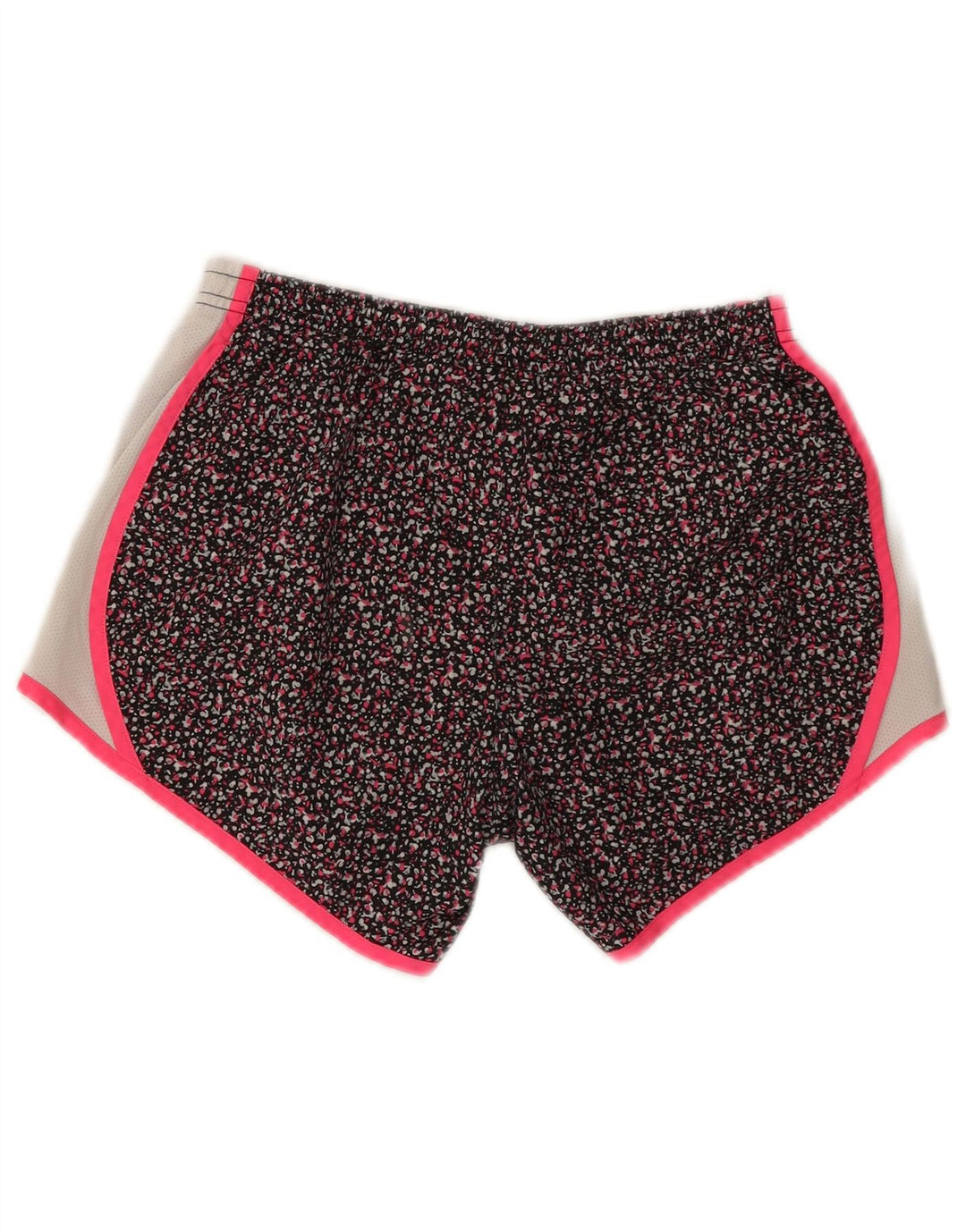 NIKE Womens Sport Shorts UK 18 XL  Multicoloured Spotted Polyester