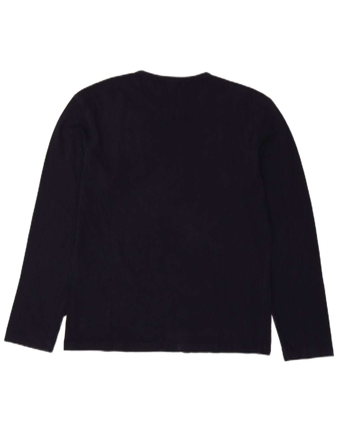 Calvin Klein Mens Graphic Top Long Sleeve Medium Navy Blue Cotton