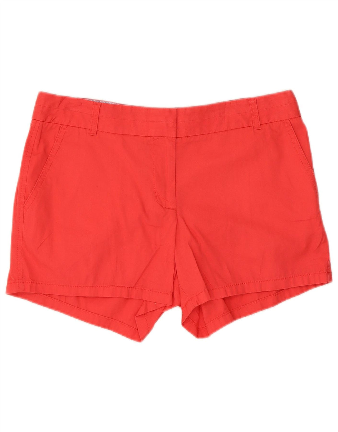 J. Crew Womens Chino Shorts US 8 Medium W34  Red Cotton
