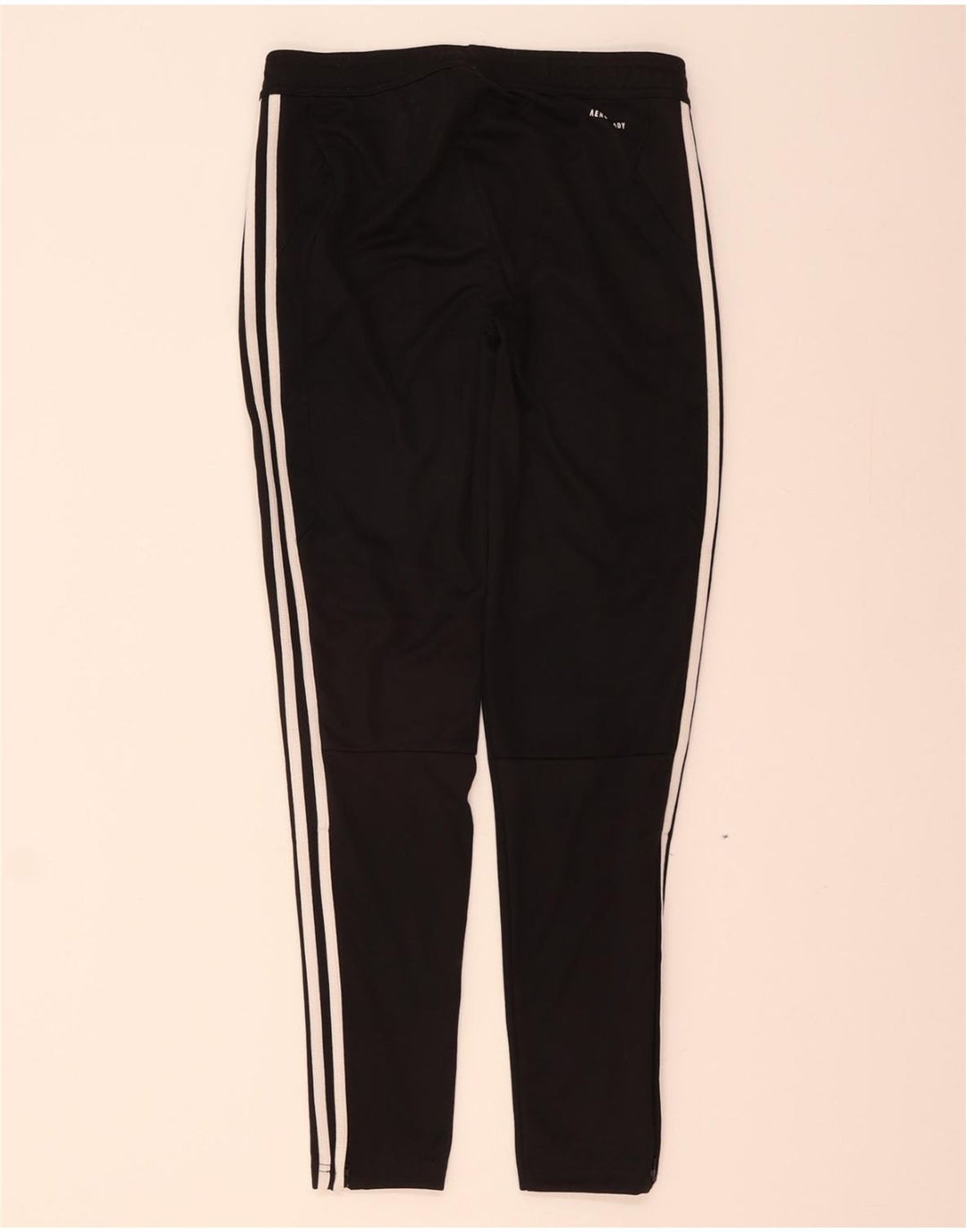 ADIDAS Womens Aeroready Tracksuit Trousers UK 8/10 Small  Black Polyester