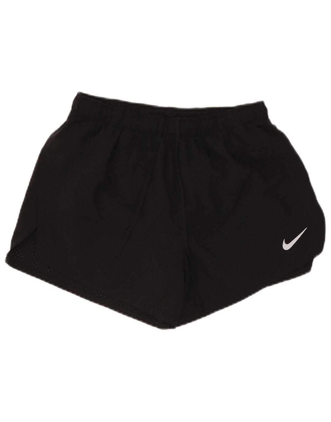 Nike Womens Dri Fit Sport Shorts UK 12 Medium Black Polyester