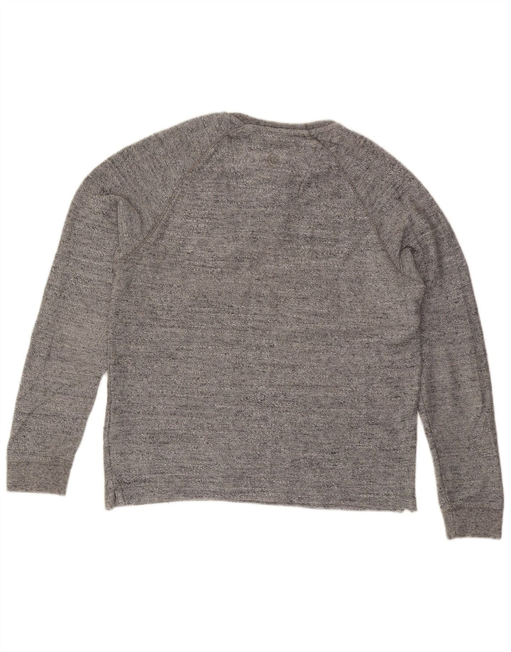 Fat Face Mens Sweatshirt Jumper Medium Grey Flecked Cotton