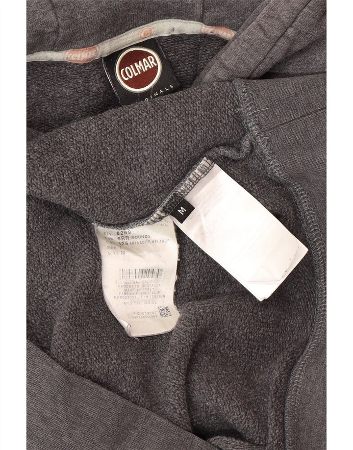 Colmar Mens Graphic Hoodie Jumper Medium Grey Cotton