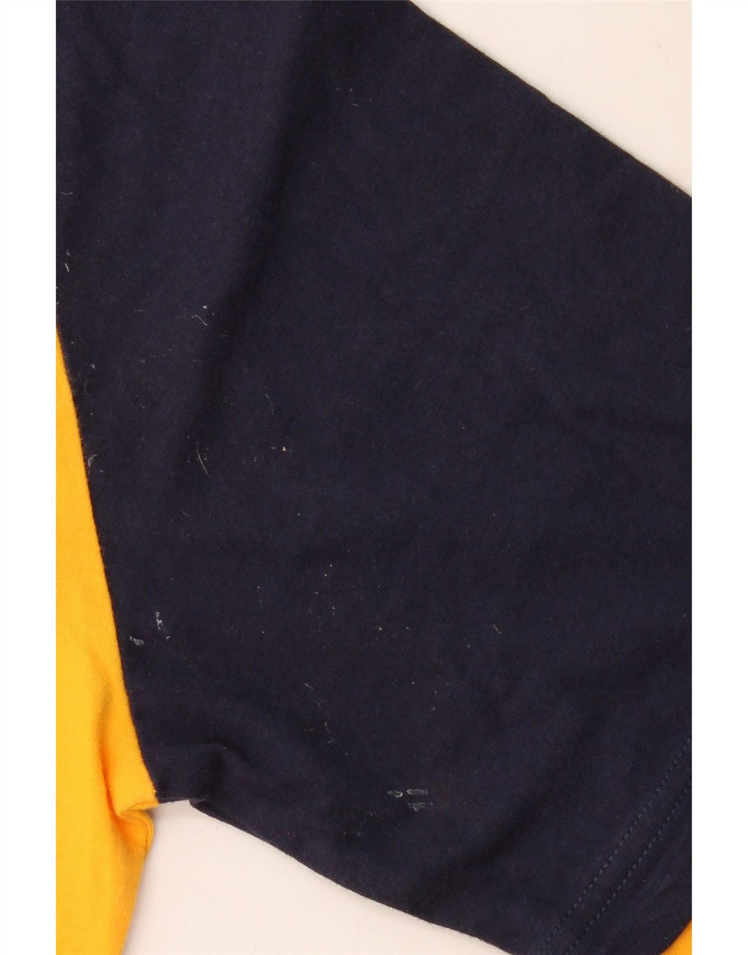 KAPPA Mens Graphic T-Shirt Top Large Yellow Colourblock Cotton