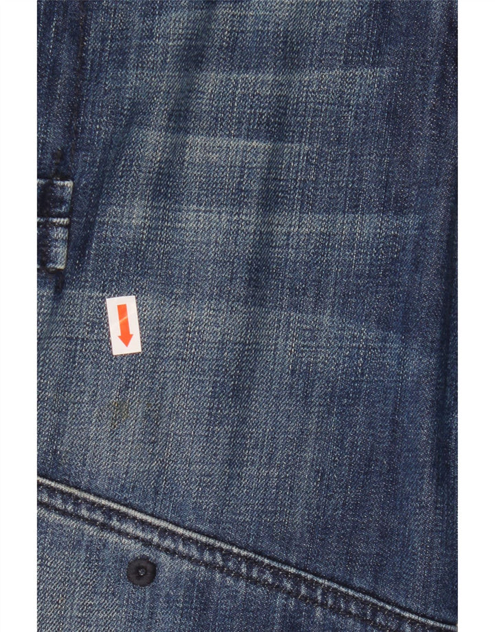 G-STAR Mens Cargo Straight Jeans W32 L32 Blue Cotton