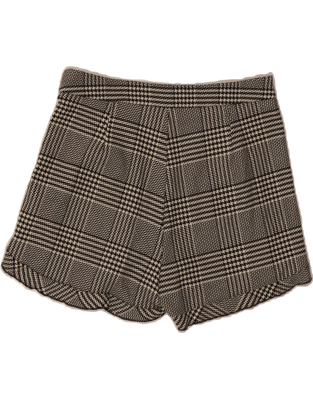 ZARA Womens Casual Shorts XL W32  Grey Houndstooth Vintage Zara and Second-Hand Zara from Messina Hembry 