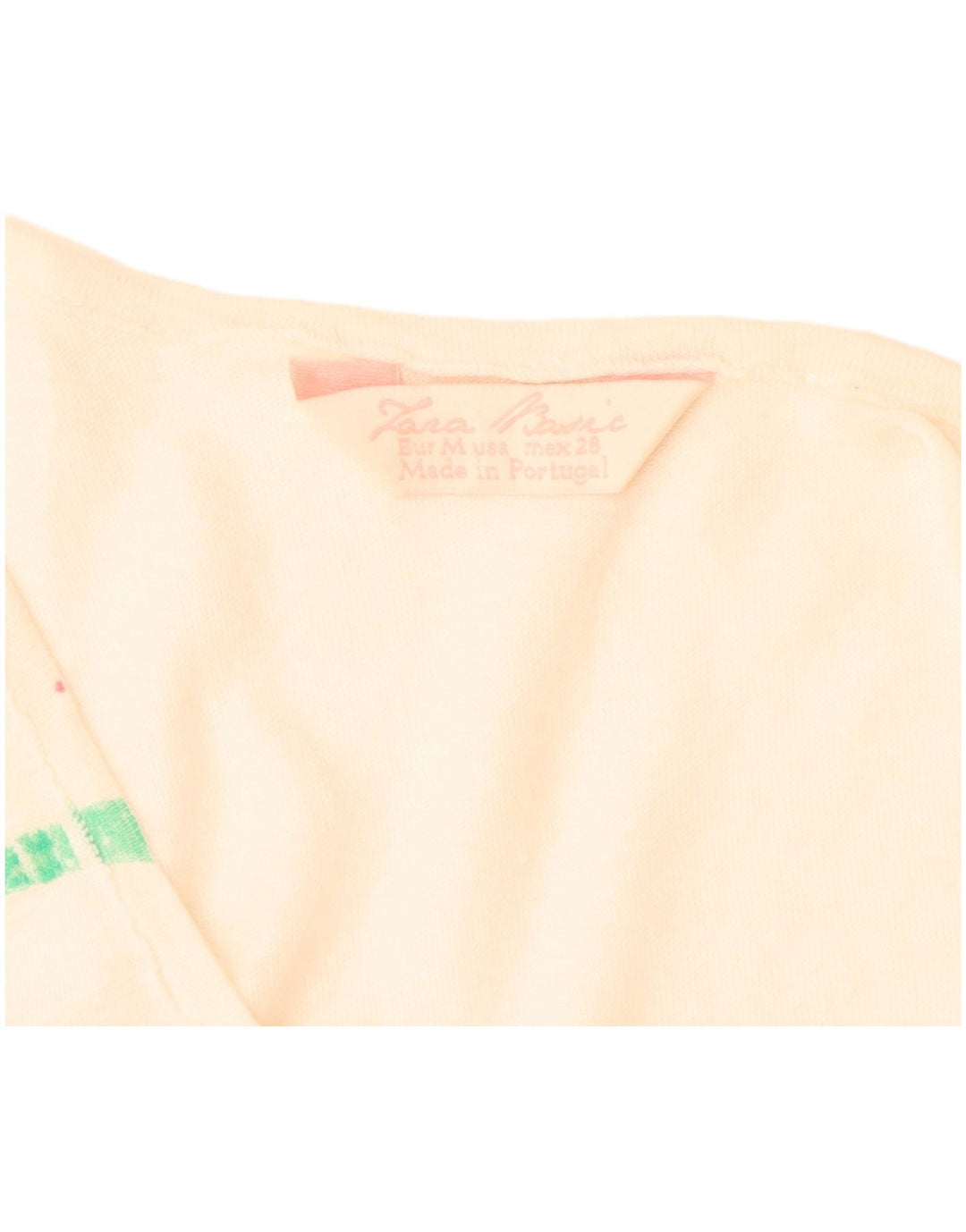 Zara Womens Vest Top UK 12 Medium Multicoloured Striped