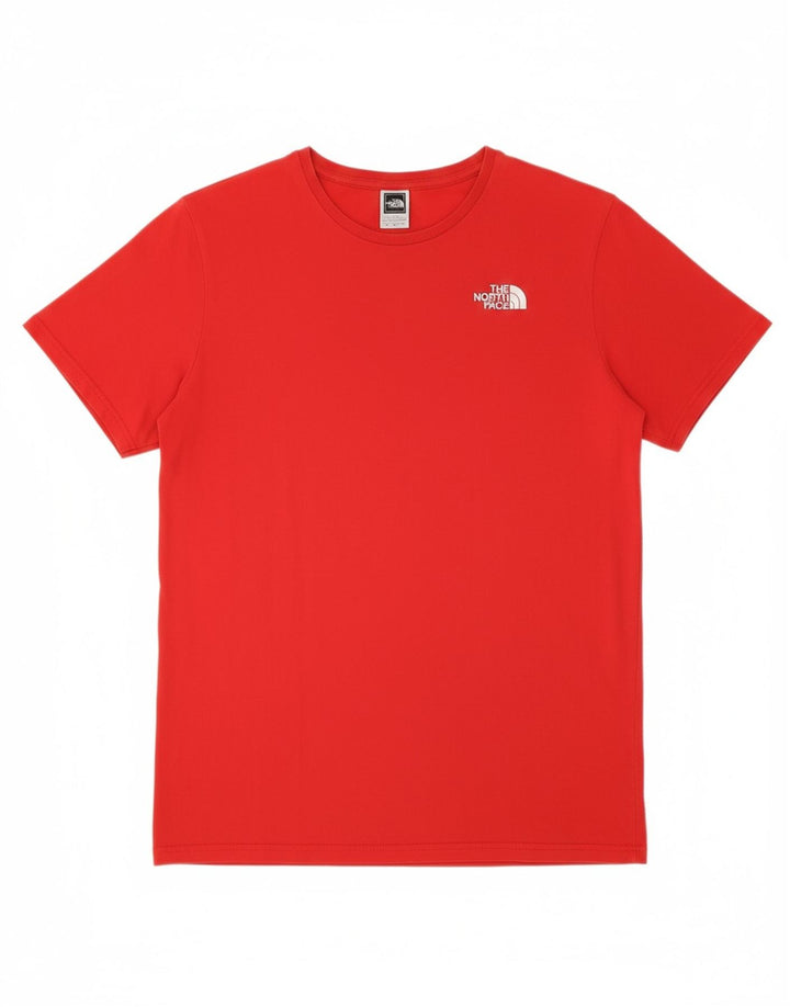 THE NORTH FACE Mens Graphic T-Shirt Top Medium Red