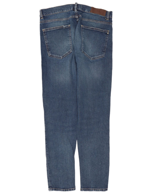 Zara Mens Slim Jeans EU 44 Large W34 L30 Blue Cotton