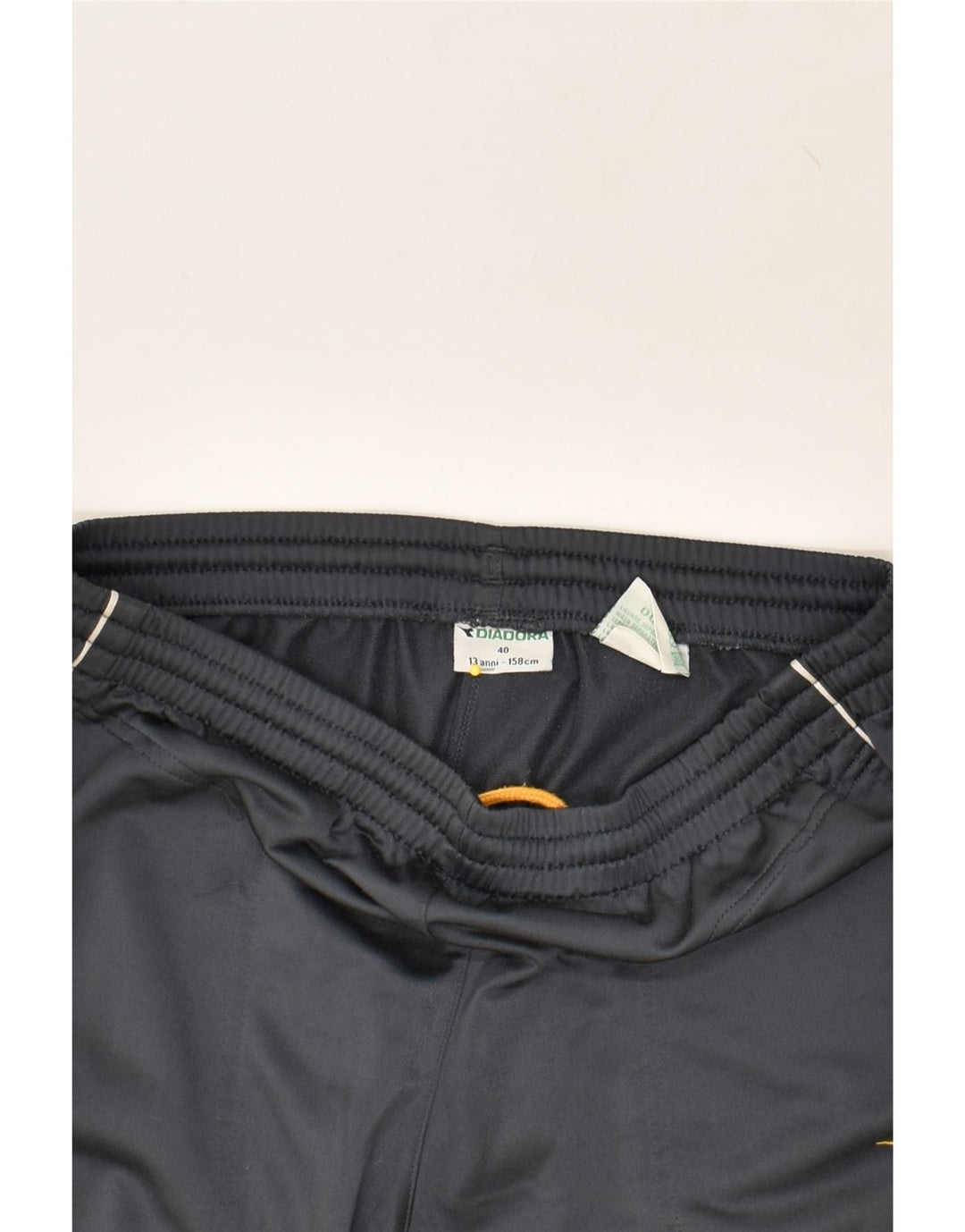 DIADORA Boys Tracksuit Trousers 12-13 Years Grey Polyester | Vintage Diadora | Thrift | Second-Hand Diadora | Used Clothing | Messina Hembry 