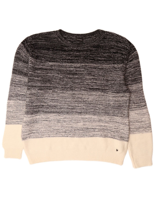 Bruno Banani Mens Boat Neck Jumper Sweater Large Multicoloured Flecked