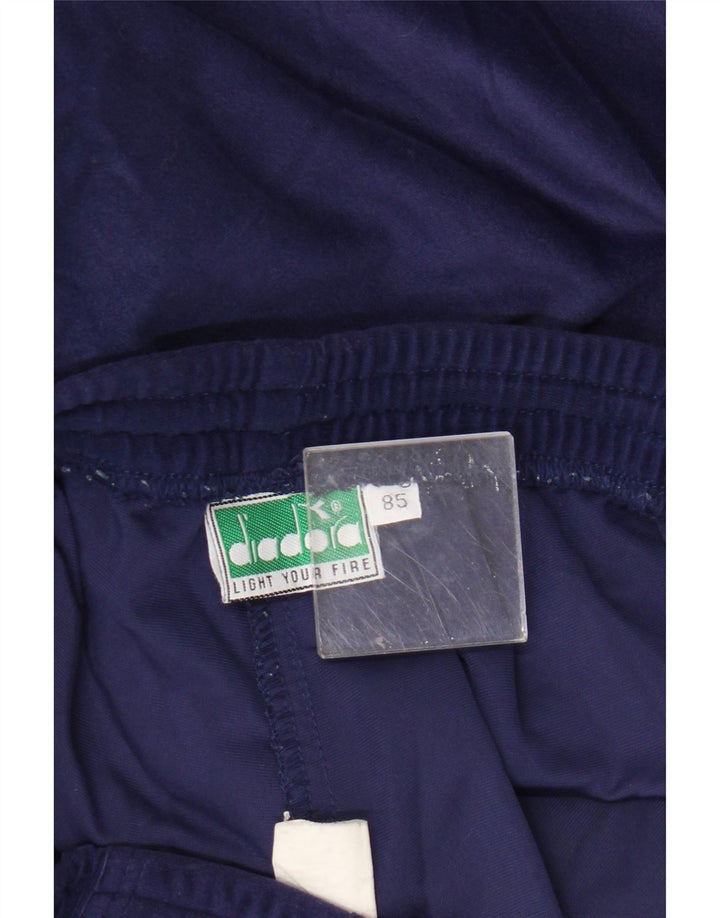 Diadora Womens Tracksuit Trousers Joggers Large Navy Blue