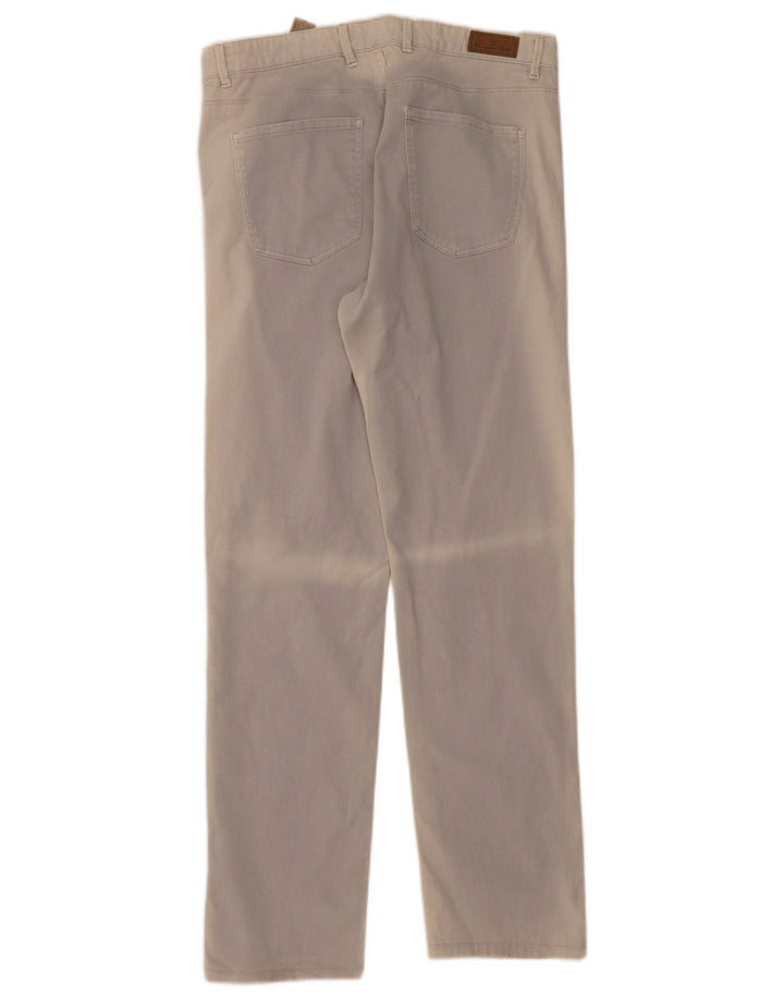 MASSIMO DUTTI Mens Straight Casual Trousers EU 42 Large W32 L32 Grey