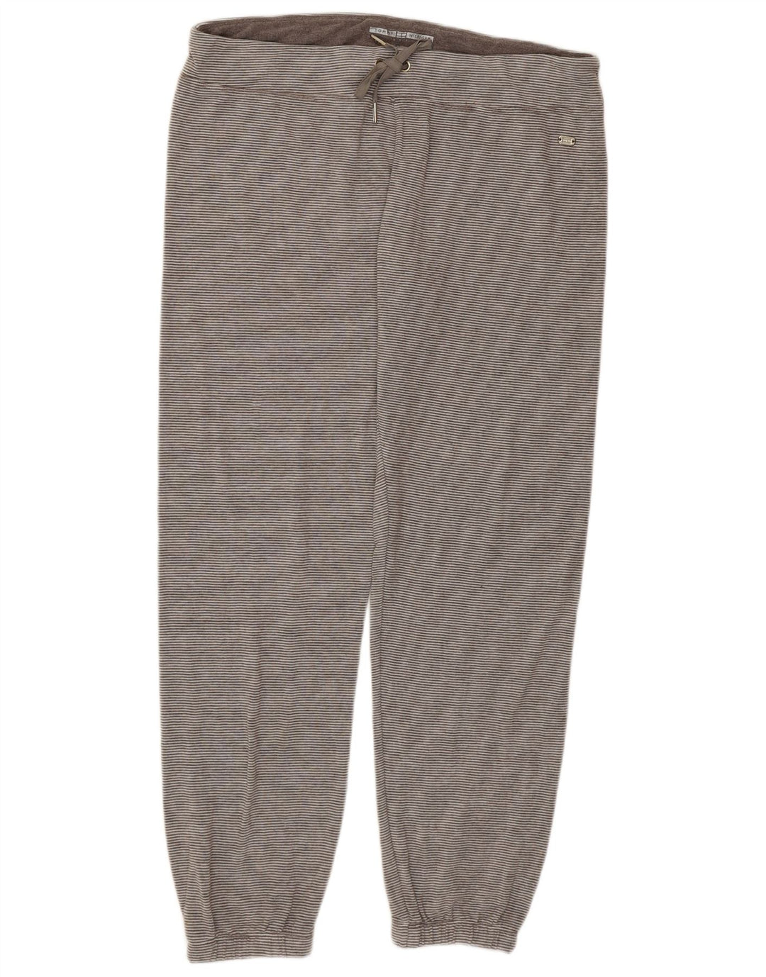 TOMMY HILFIGER Womens Tracksuit Trousers Joggers UK 16 Large  Grey