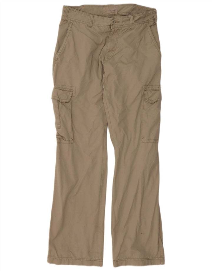CAMEL ACTIVE Mens Straight Cargo Trousers W32 L33 Beige
