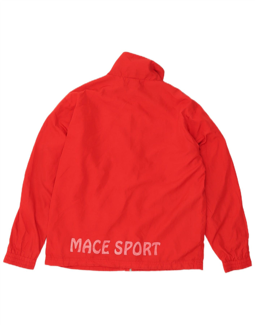 Umbro Mens Graphic Tracksuit Top Jacket Small Red Colourblock Polyester