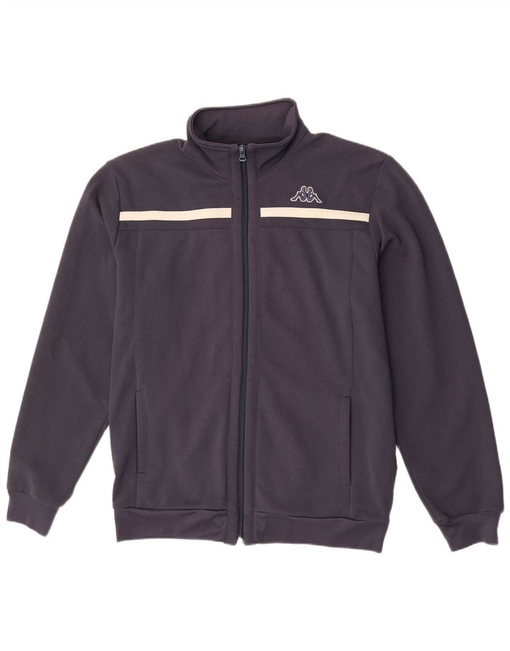 Kappa Mens Tracksuit Top Jacket XL Navy Blue Polyester