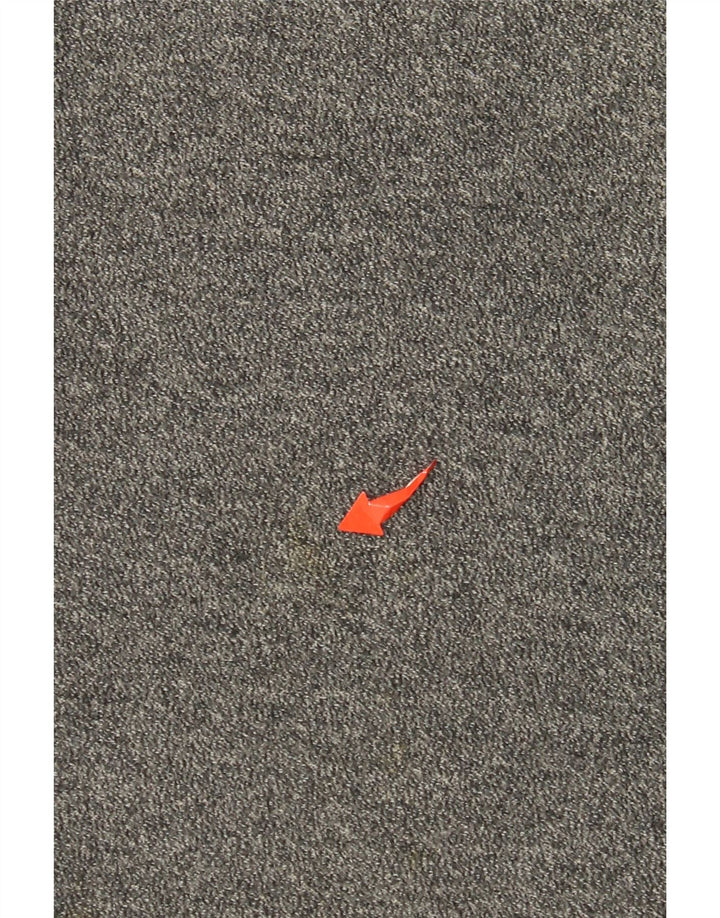 ABERCROMBIE & FITCH Mens Sweatshirt Jumper Medium Grey Colourblock Cotton