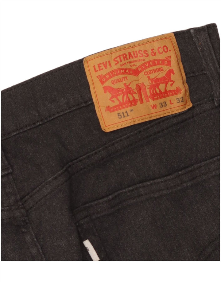 Levi's Mens 511 Slim Jeans W33 L27  Grey
