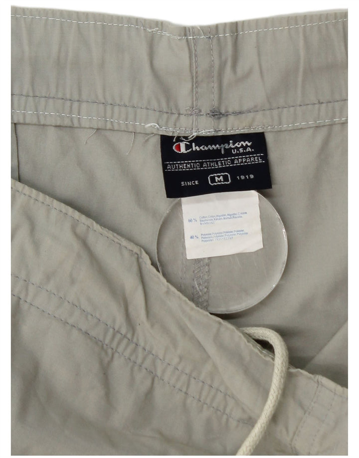 Champion Mens Chino Shorts Medium W40 Grey Cotton