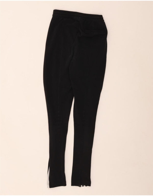 ADIDAS Womens Tracksuit Trousers UK 8 Small Black Polyester