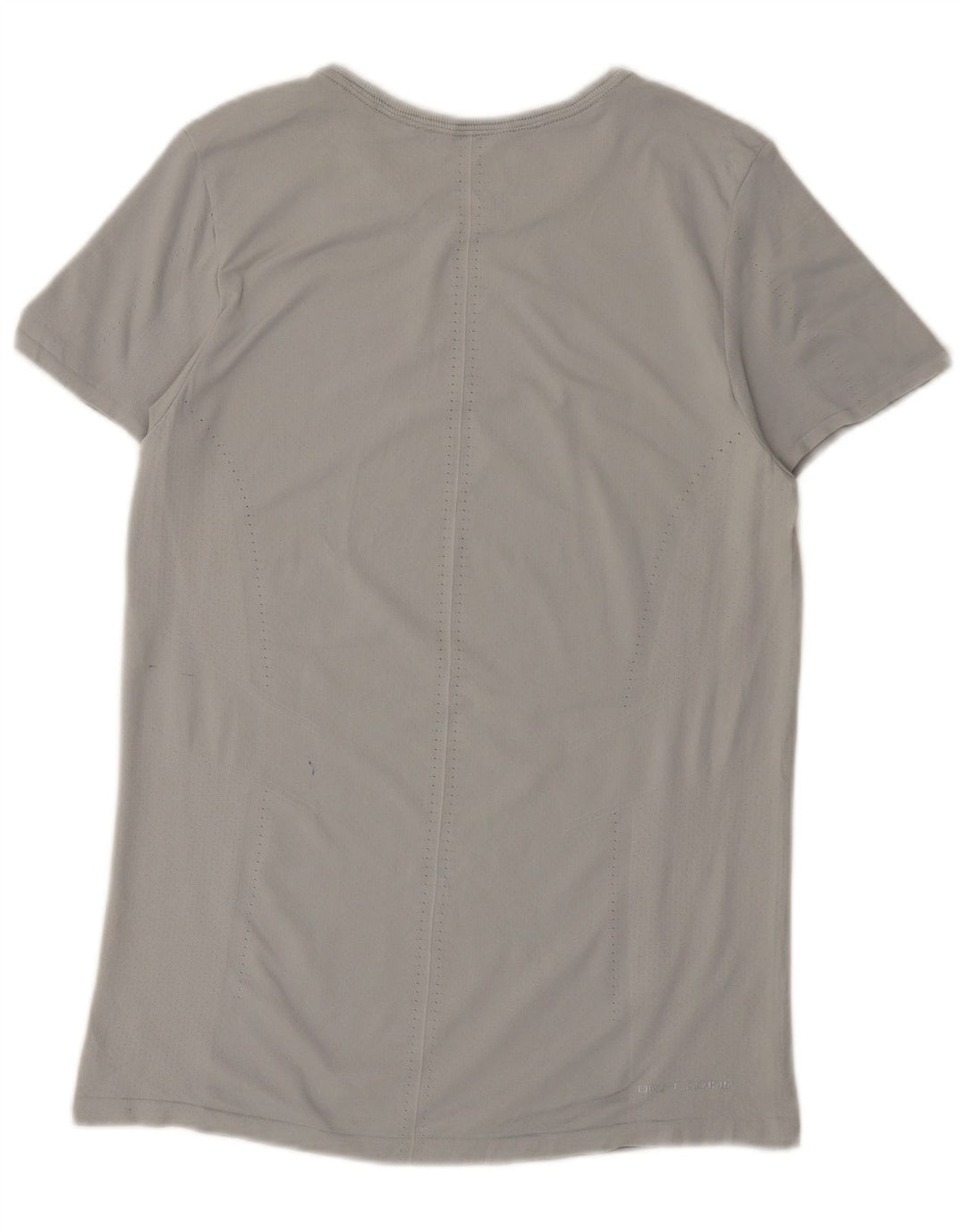 NIKE Mens Dri Fit Slim Fit T-Shirt Top 2XL Grey