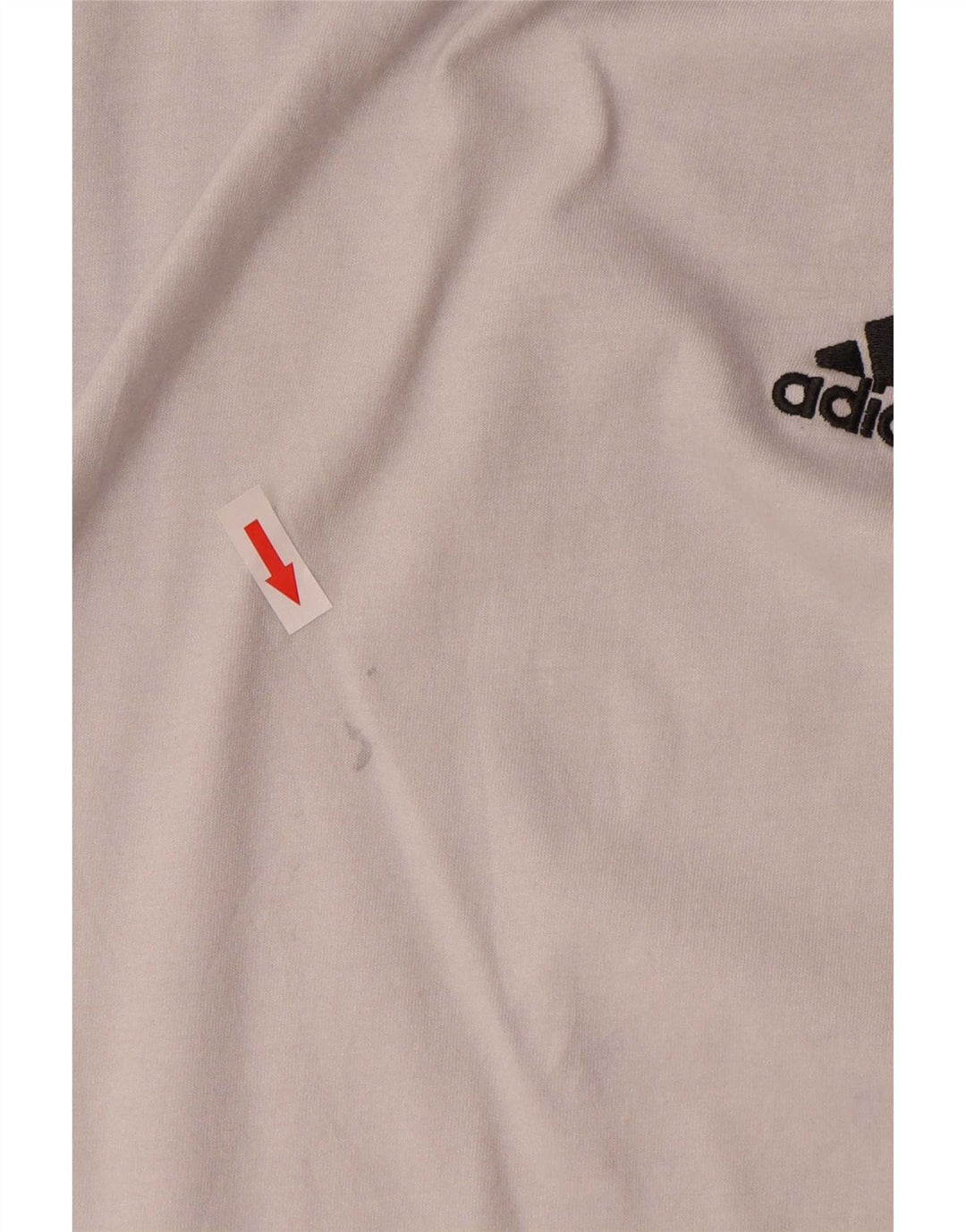 Adidas Mens T-Shirt Top Large White Cotton