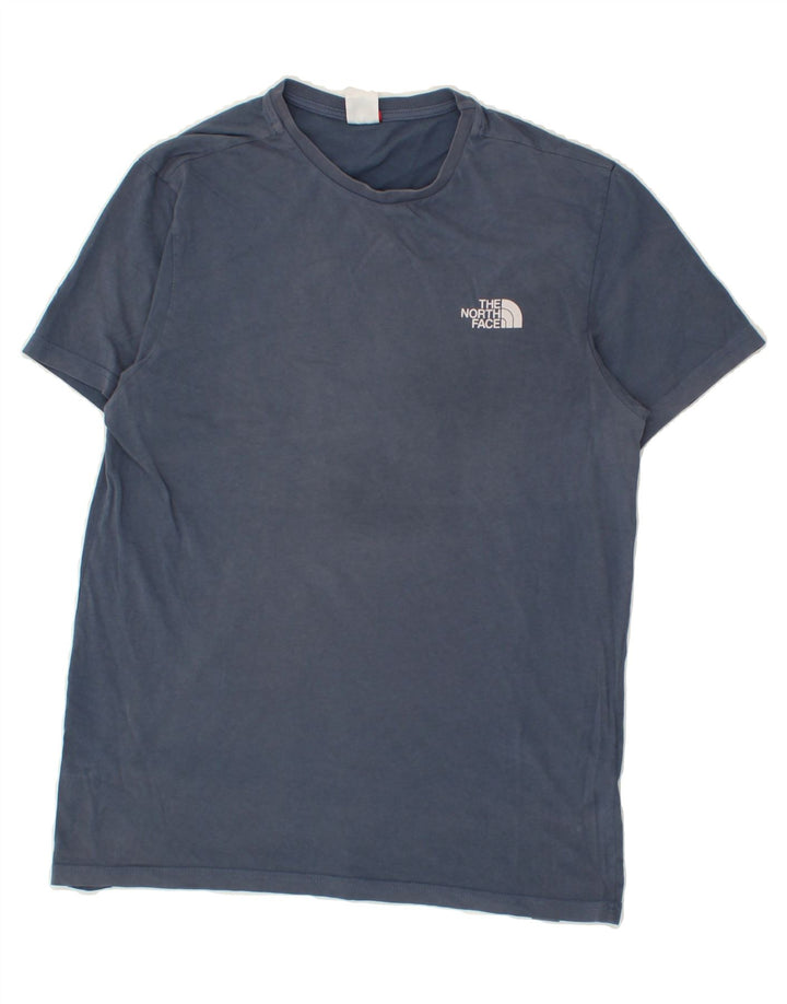 THE NORTH FACE Mens T-Shirt Top Medium Navy Blue Cotton