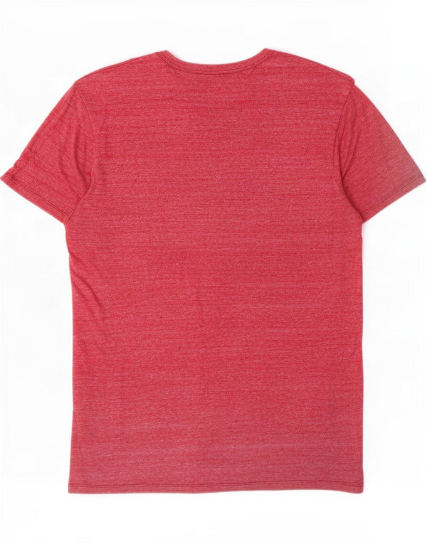 Levi's Mens T-Shirt Top Medium Red Flecked Cotton