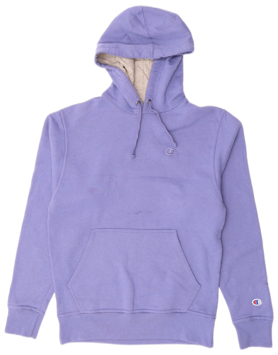 CHAMPION Mens Hoodie Jumper Small Purple Cotton Vintage Champion and Second-Hand Champion from Messina Hembry 