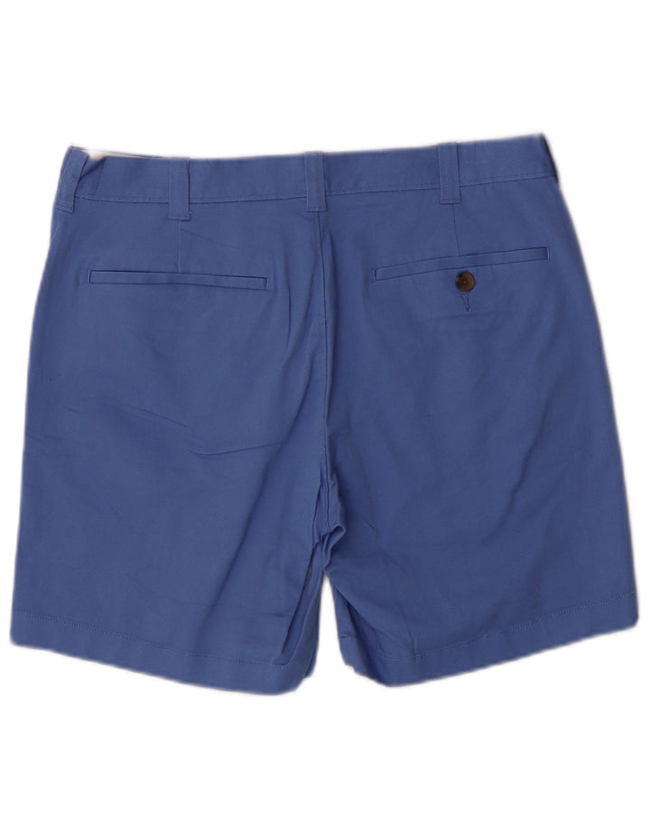 J. Crew Mens Chino Shorts W30 Medium Blue Cotton Classic