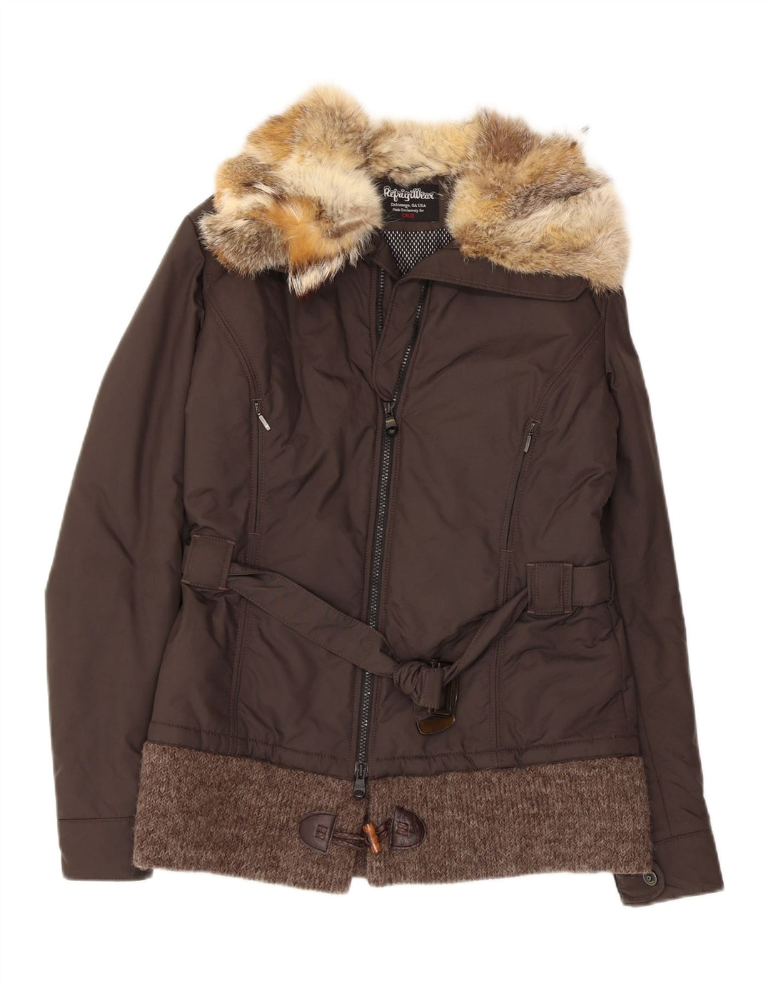 Refrigiwear Womens Cruz Windbreaker Jacket UK 14 Large Grey Polyamide