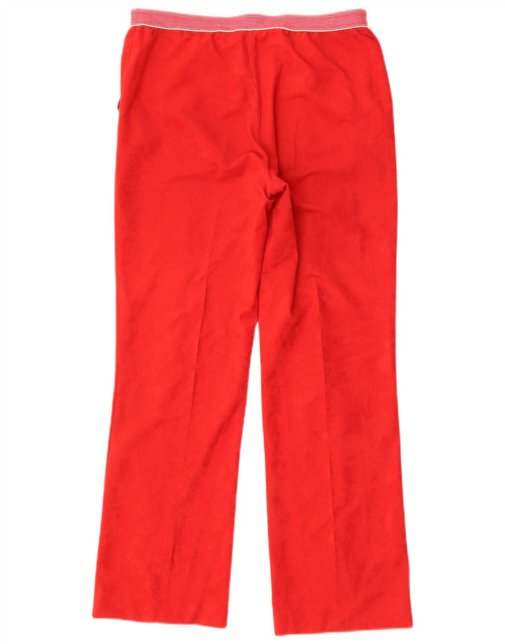 SERGIO TACCHINI Womens Tracksuit Trousers IT 48 XL W34 L29 Red Triacetate