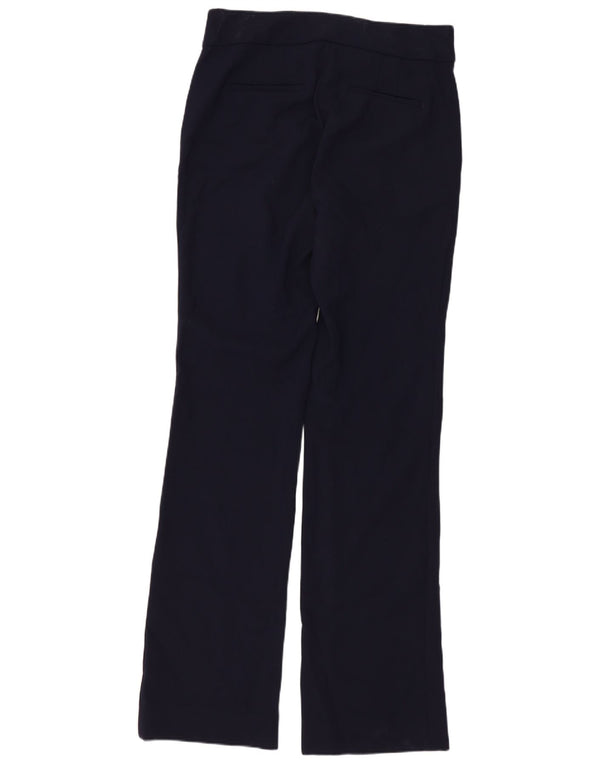 J. Crew Womens Straight Chino Trousers US 2 XS W28 L32 Navy Blue Polyester
