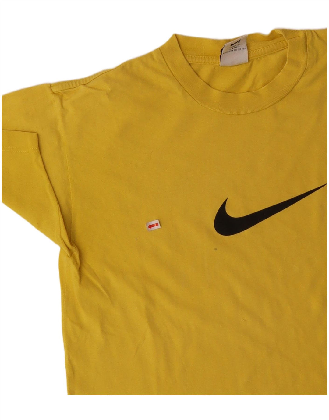 NIKE Boys Graphic T-Shirt Top 13-14 Years XL  Yellow Cotton