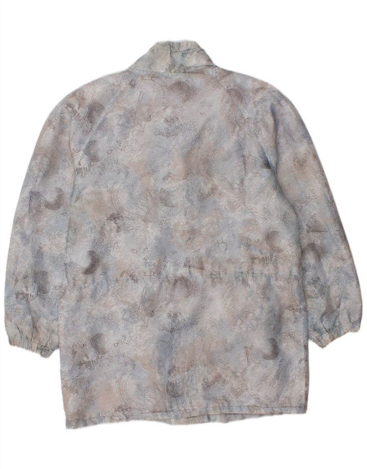 C&A Womens Abstract Pattern Rain Jacket UK 16 Large Multicoloured