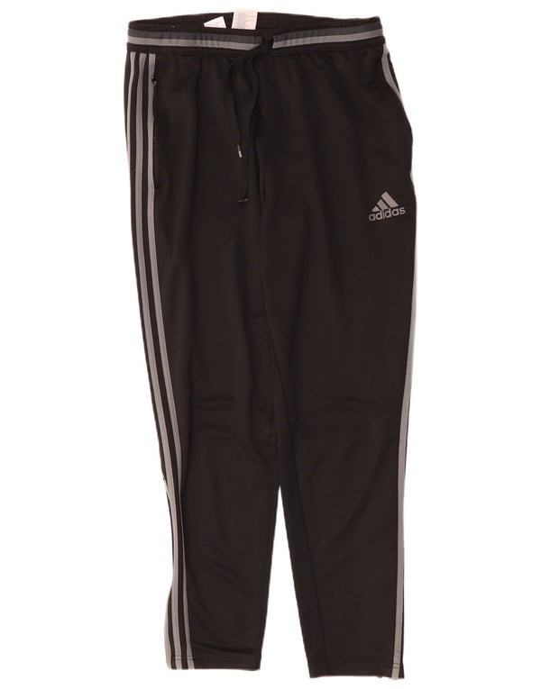Adidas Mens Climalite Tracksuit Trousers Large Black Polyester