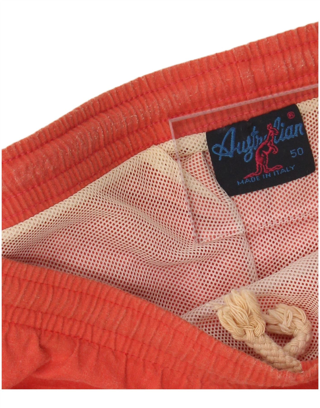 AUSTRALIAN L'ALPINA Mens Graphic Swimming Shorts IT 50 Medium  Orange