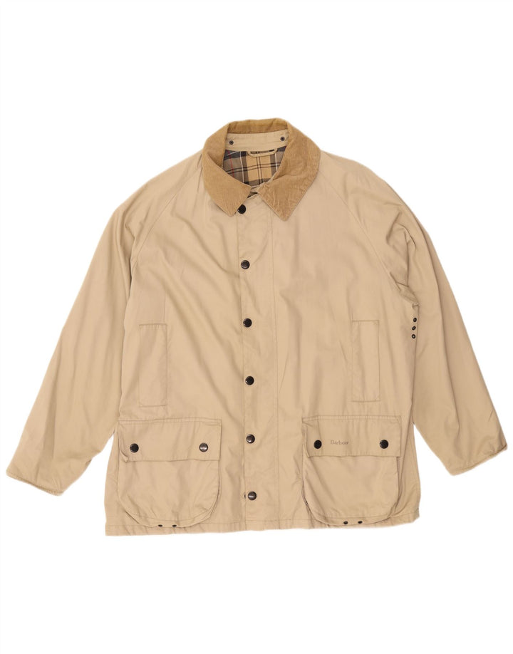 BARBOUR Mens Utility Jacket UK 40 Large Beige