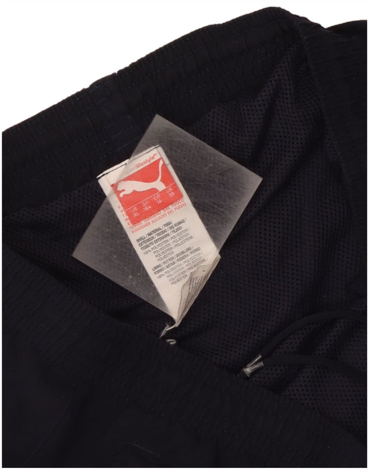 Puma Boys Sport Shorts 13-14 Years Navy Blue Polyester