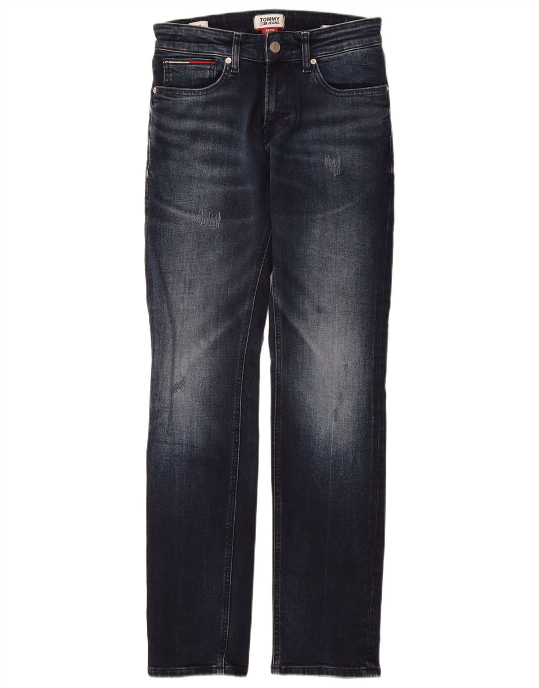 Tommy Hilfiger Womens Slim Jeans W28 L32 Navy Blue Cotton