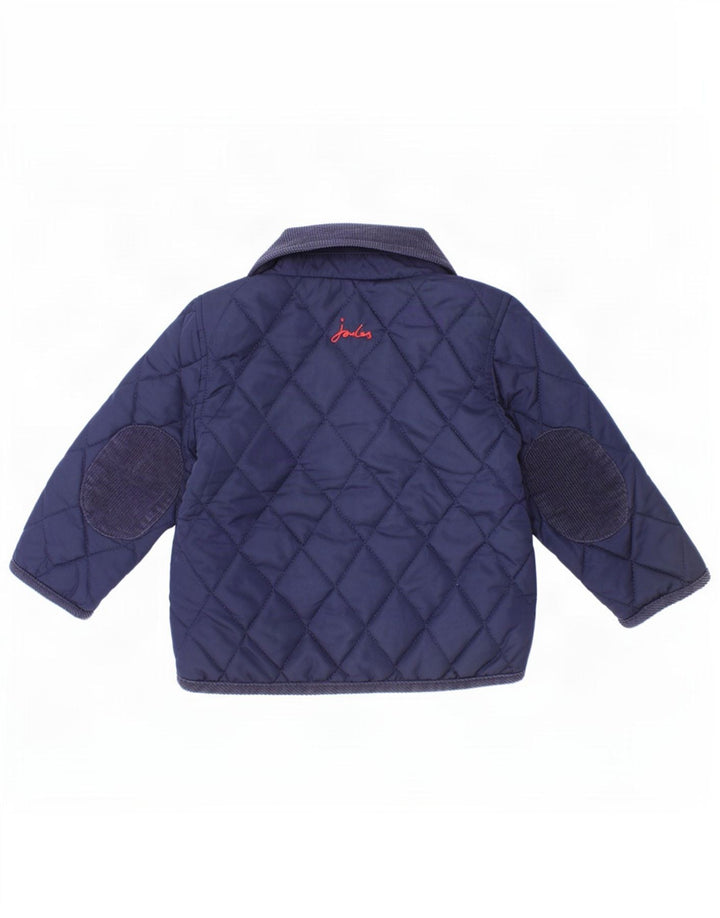 Joules Baby Boys Quilted Jacket 12-18 Months Navy Blue Polyester