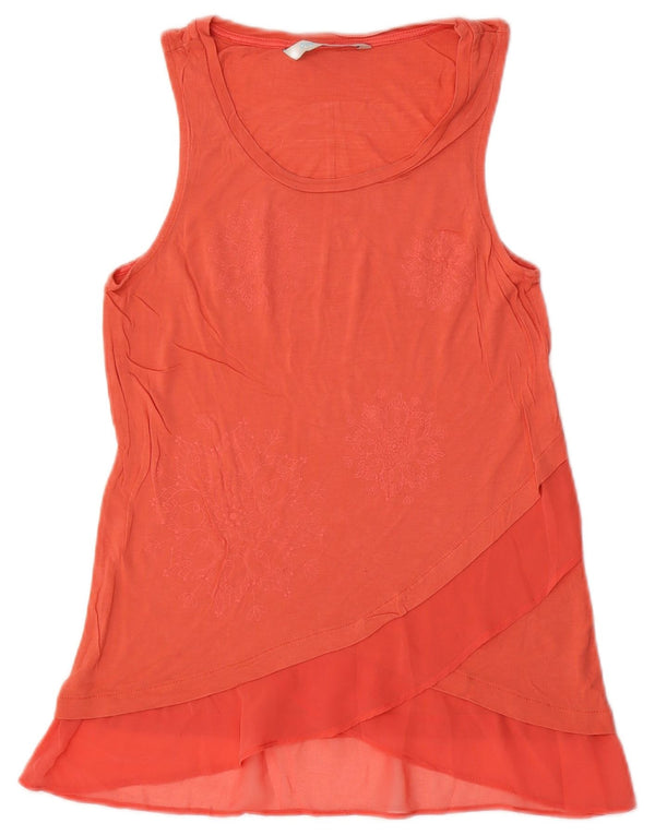 Desigual Womens Sleeveless Blouse Top UK 10 Small Pink Paisley